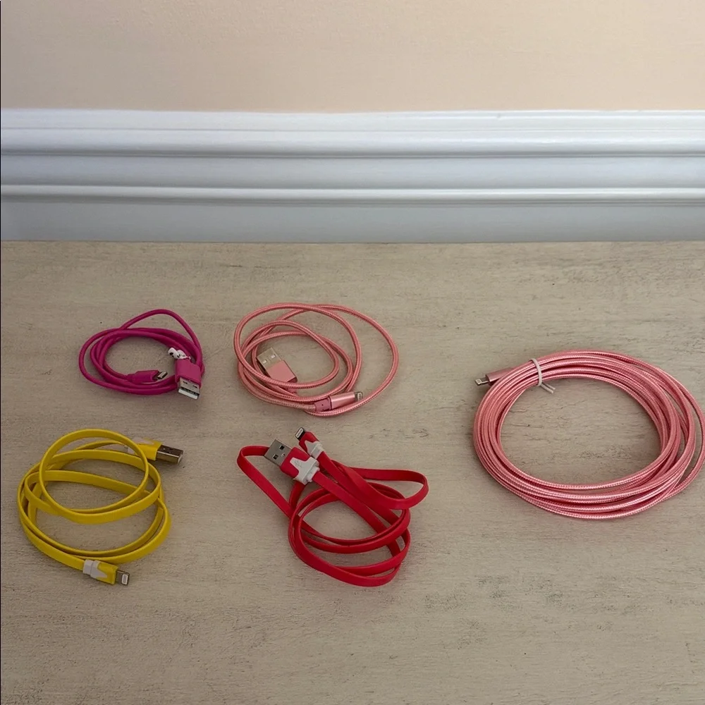 Multi-Color USB Charging Cable Set